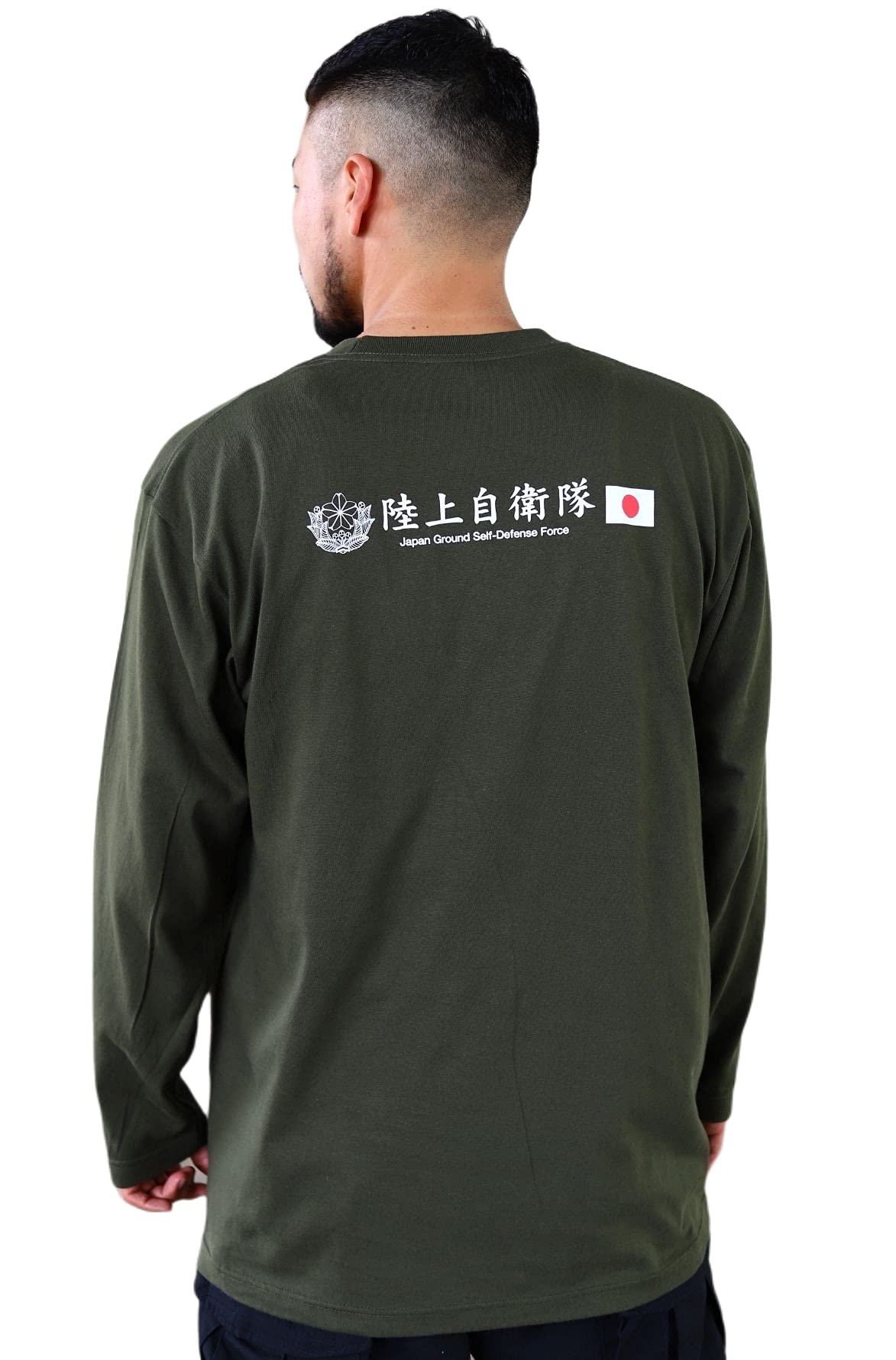 Amazon | 自衛隊グッズ ロンT 長袖Tシャツ ロングスリーブ 陸自 陸上